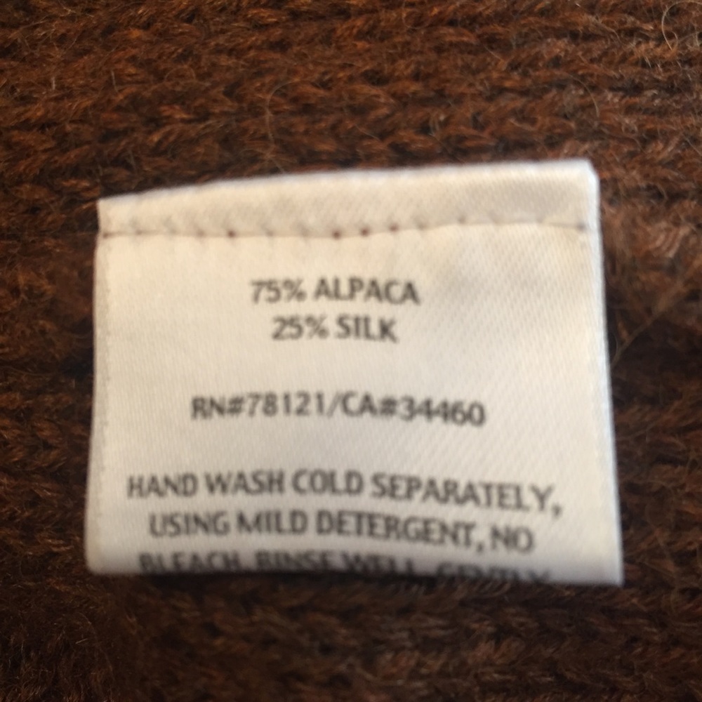 Eileen Fisher Alpaca Silk Cardigan PM - Picture 7 of 8